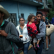 Migrants make their way to Mexico City from Cordoba, Mexico on Nov. 5.
